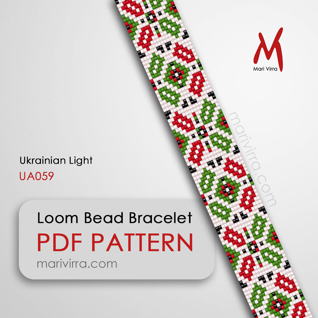 Ukrainian Light Loom Digital Bead Pattern