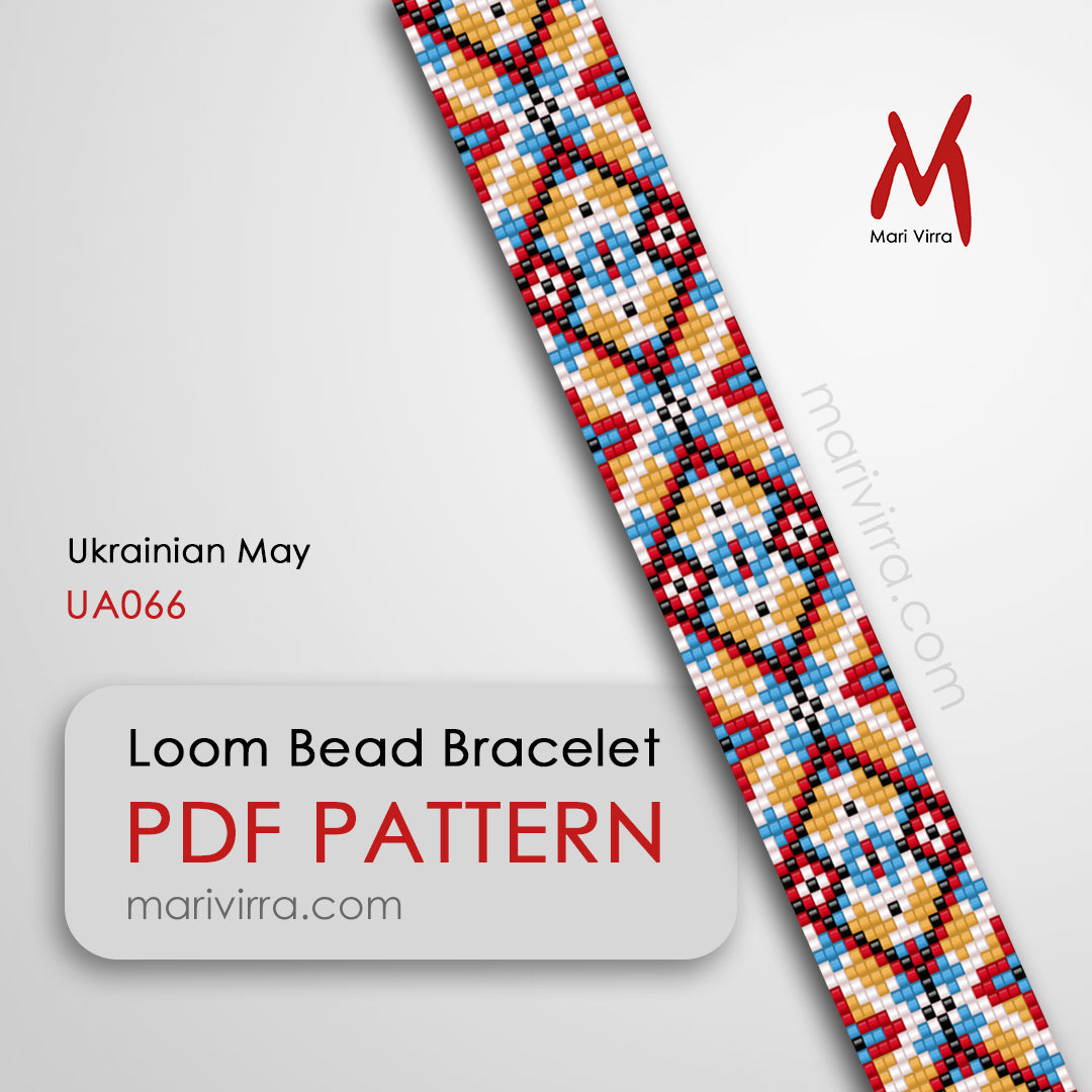 Ukrainian May Loom Digital Bead Pattern