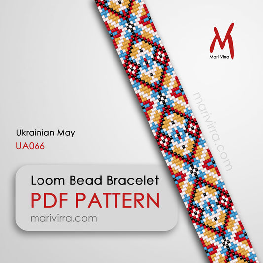 Ukrainian May Loom Digital Bead Pattern