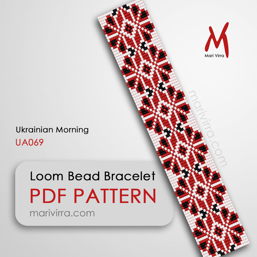 Ukrainian Morning Loom Digital Bead Pattern