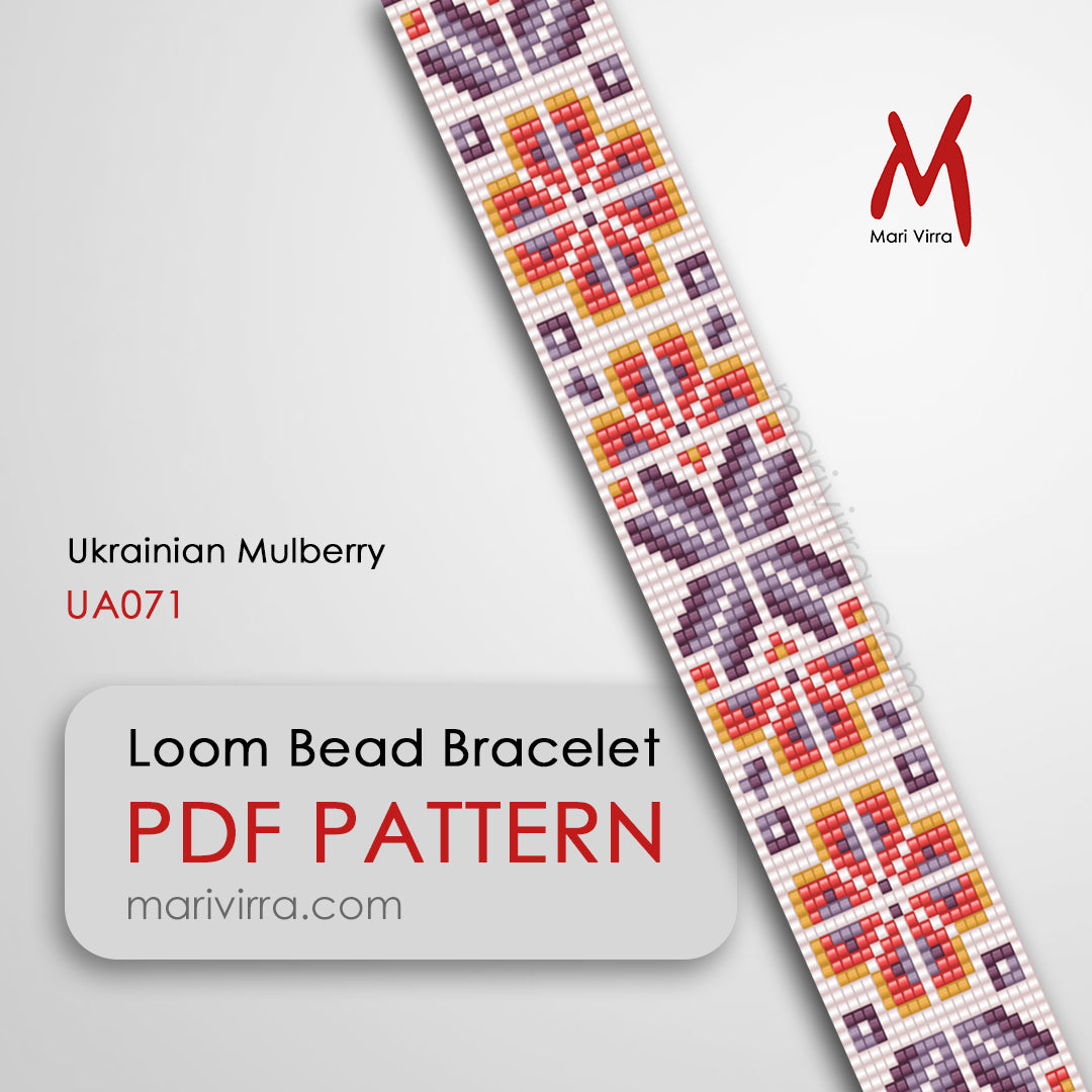 Ukrainian Mulberry Loom Digital Bead Pattern