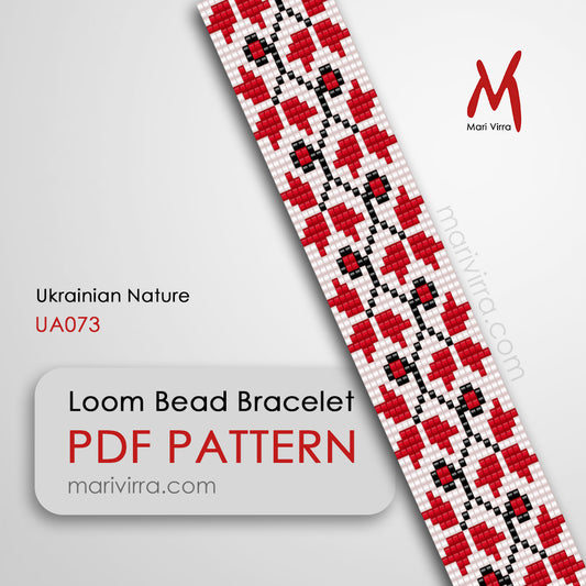 Ukrainian Nature Loom Digital Bead Pattern