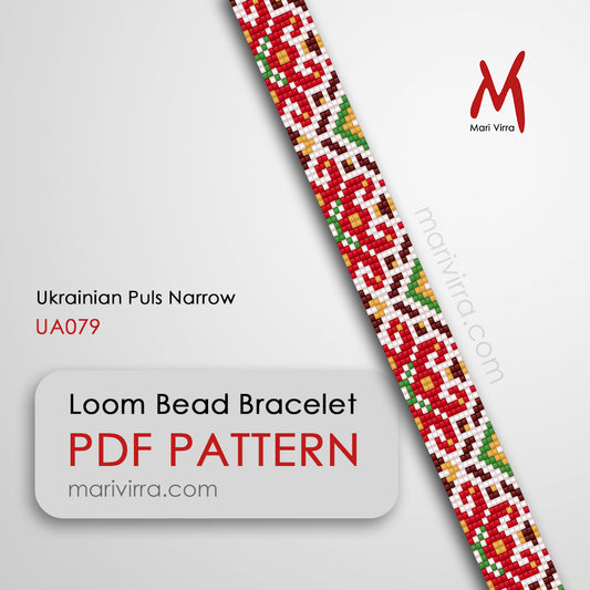 Ukrainian Puls Narrow Loom Digital Bead Pattern