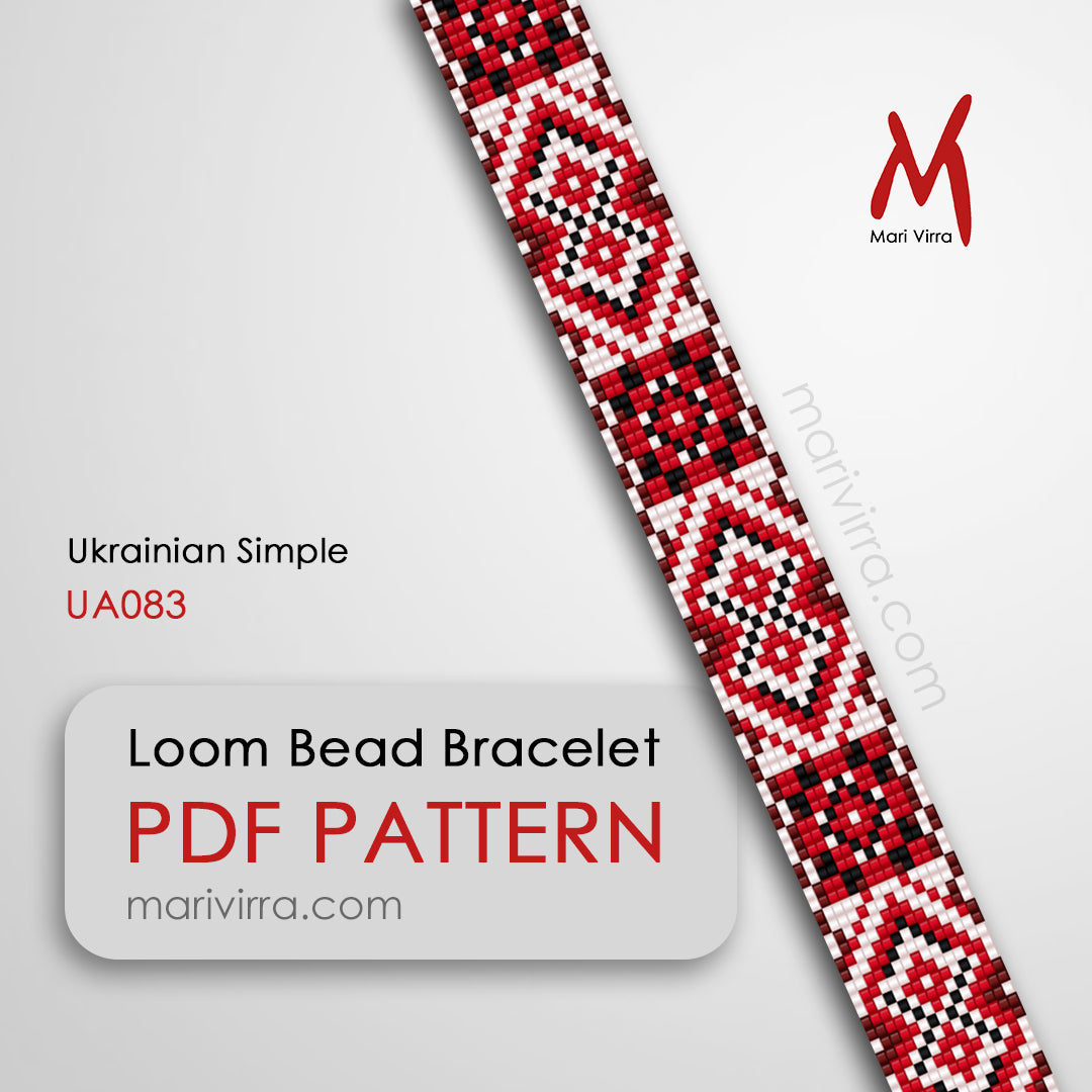 Ukrainian Simple Loom Digital Bead Pattern