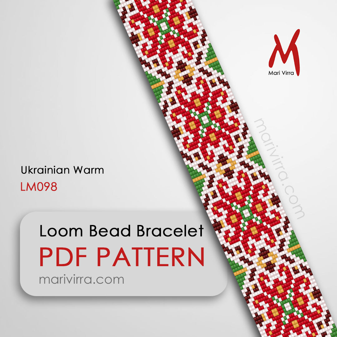Ukrainian Warm Loom Digital Bead Pattern