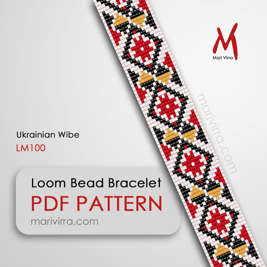 Ukrainian Wibe Loom Digital Bead Pattern