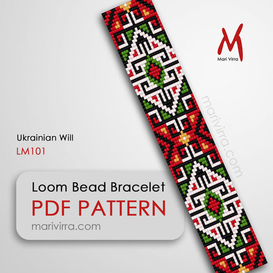 Ukrainian Will Loom Digital Bead Pattern