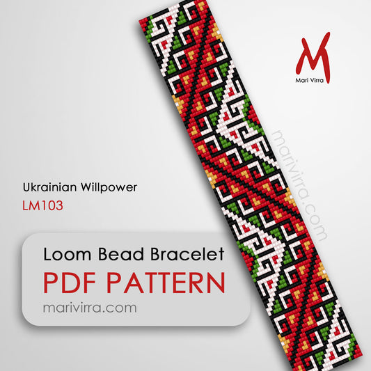 Ukrainian Willpower Loom Digital Bead Pattern
