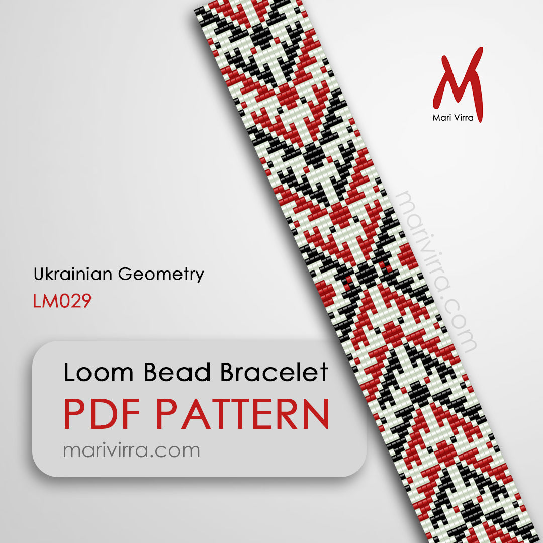 Ukrainian Geometry Loom Digital Bead Pattern
