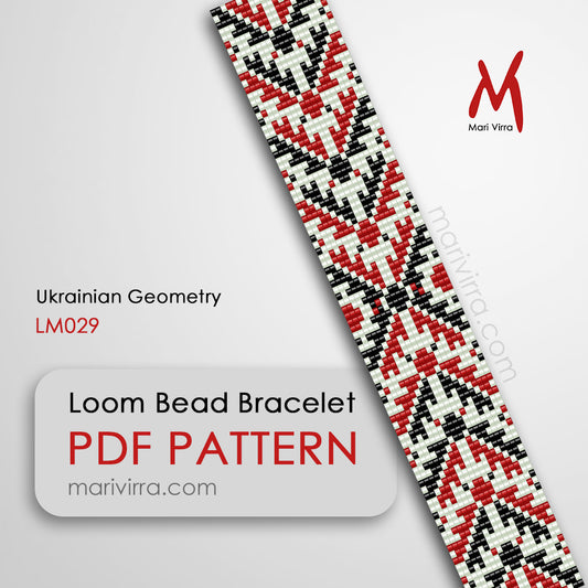 Ukrainian Geometry Loom Digital Bead Pattern