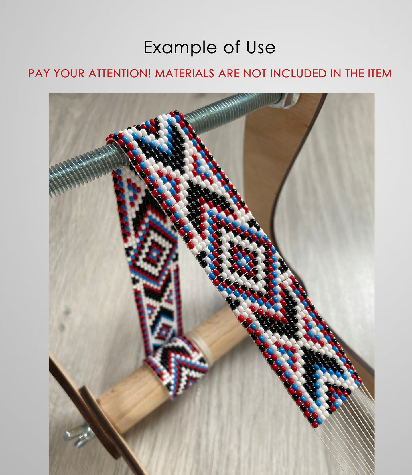 Mini Light Easy Loom for LONG seed beadwork weaving