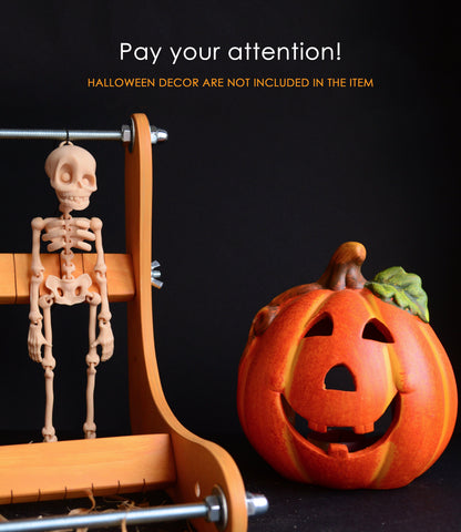 Halloween Pumpkin Big Wooden Loom for LONG seed beadwork weaving (Limited Edition)
