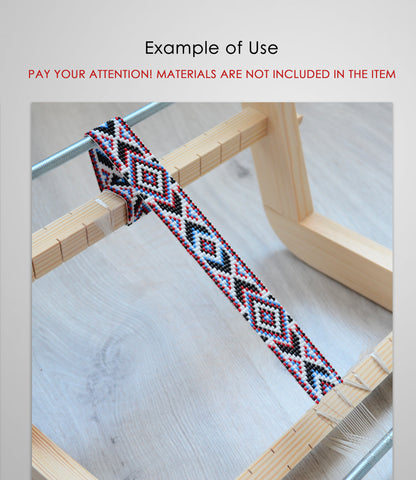 Modern Loom for LONG seed beadwork weaving