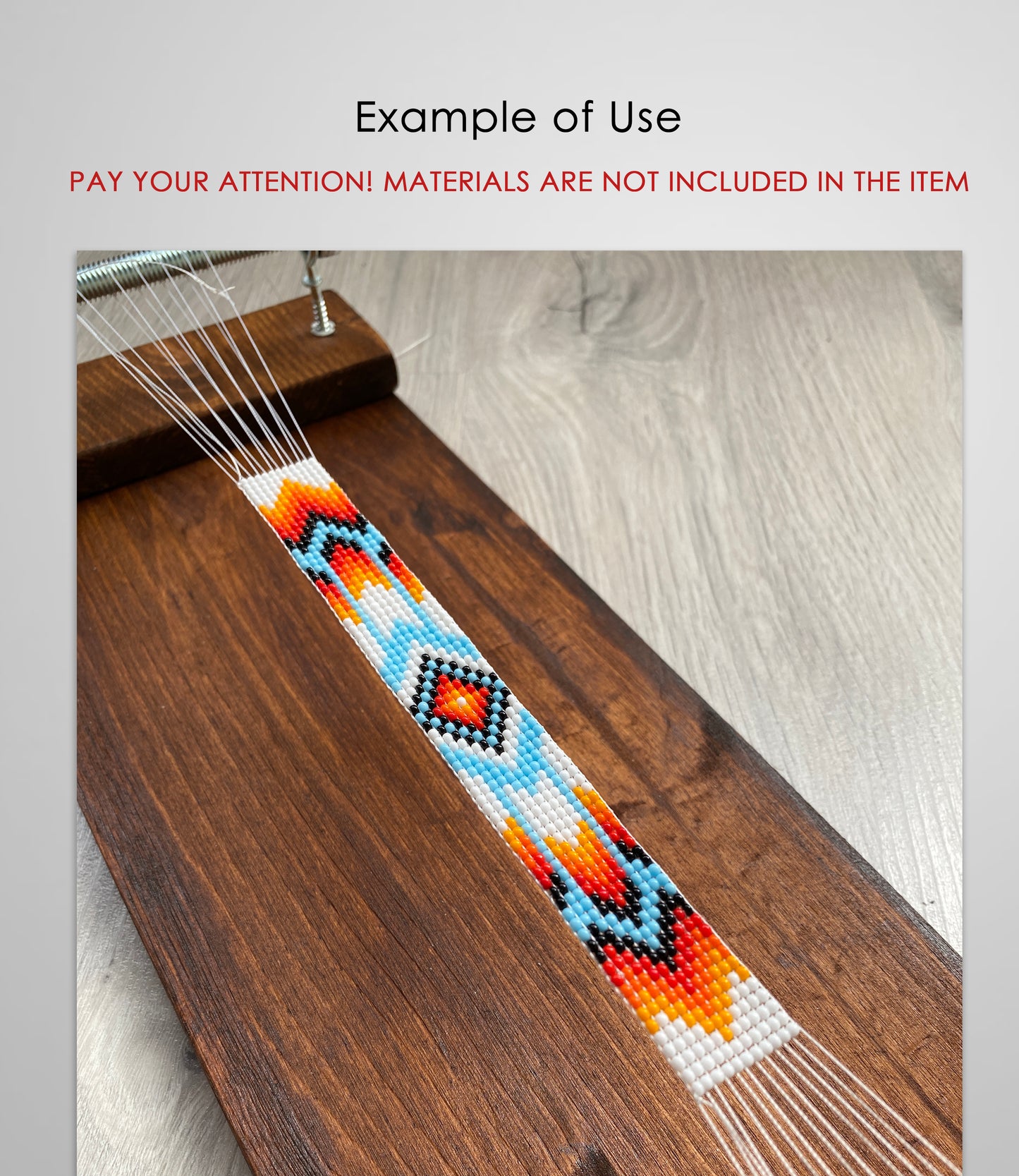 Dark Author's Loom for ONLY SHORT seed beadwork weaving