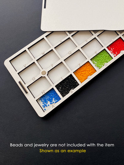 FULL ALPHABET Bead Organizer for seed beads