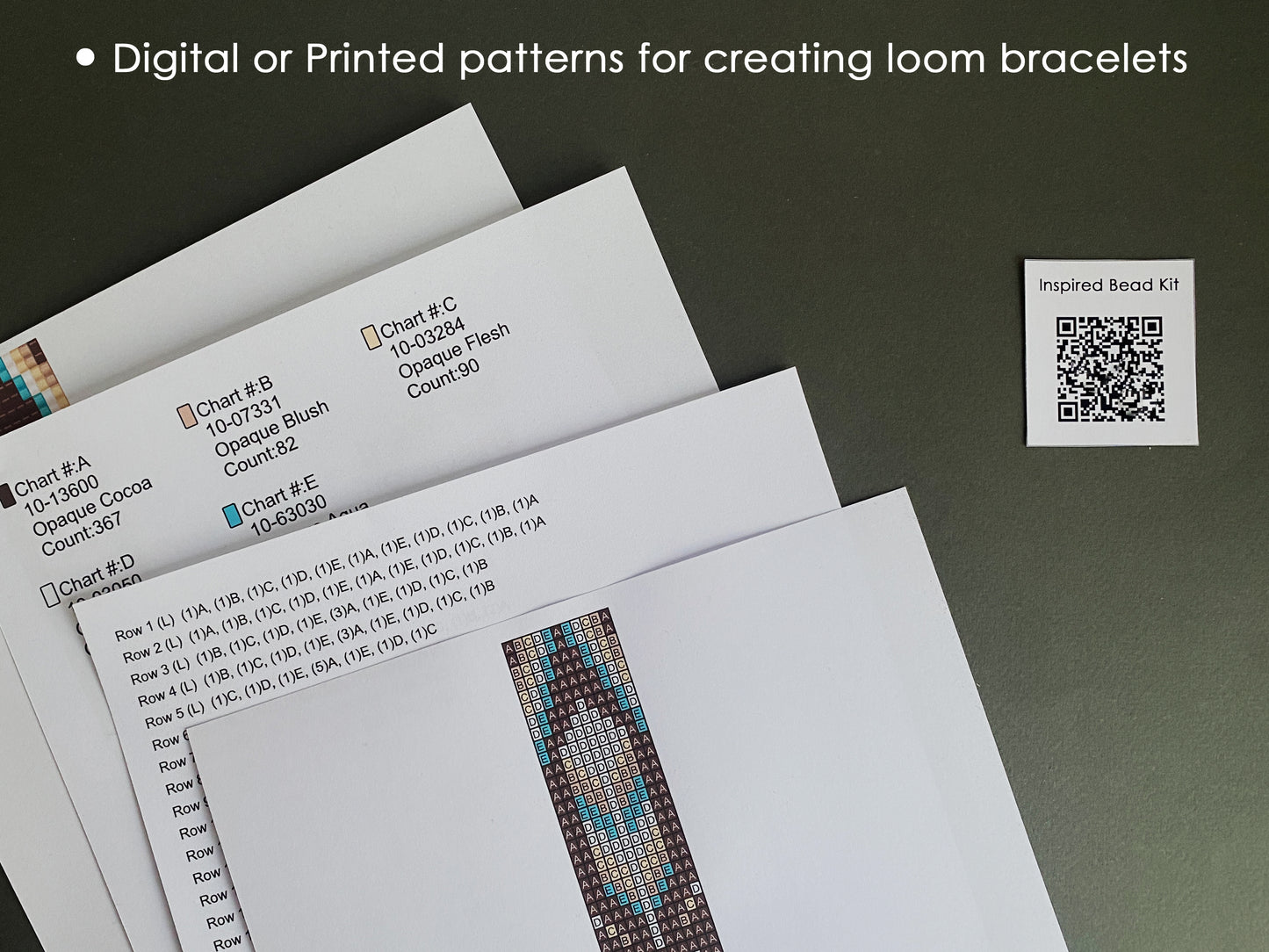 Preciosa Round Starter Beading Pack Kit for creating Loom Bracelets with 10/0 beads size