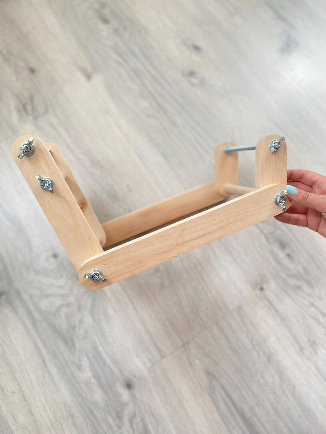 Upright Duo Loom for LONG seed beadwork weaving