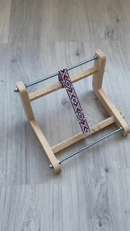 Modern Loom for LONG seed beadwork weaving