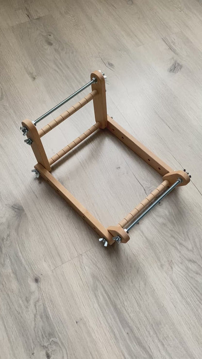 Upright Middle Loom for LONG seed beadwork weaving