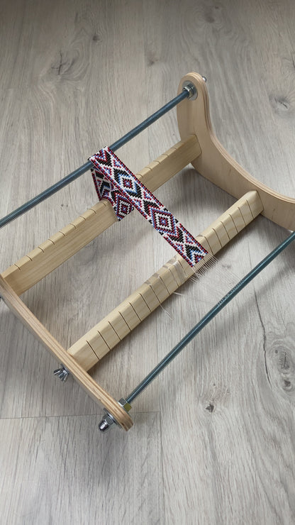 Wooden Loom for LONG seed beadwork weaving